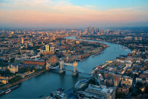 Vue sur la Tamise au coeur de Londres