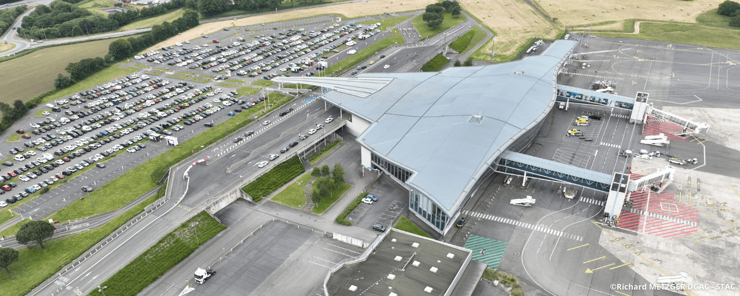 Vue aérienne Aéroport Brest 2026